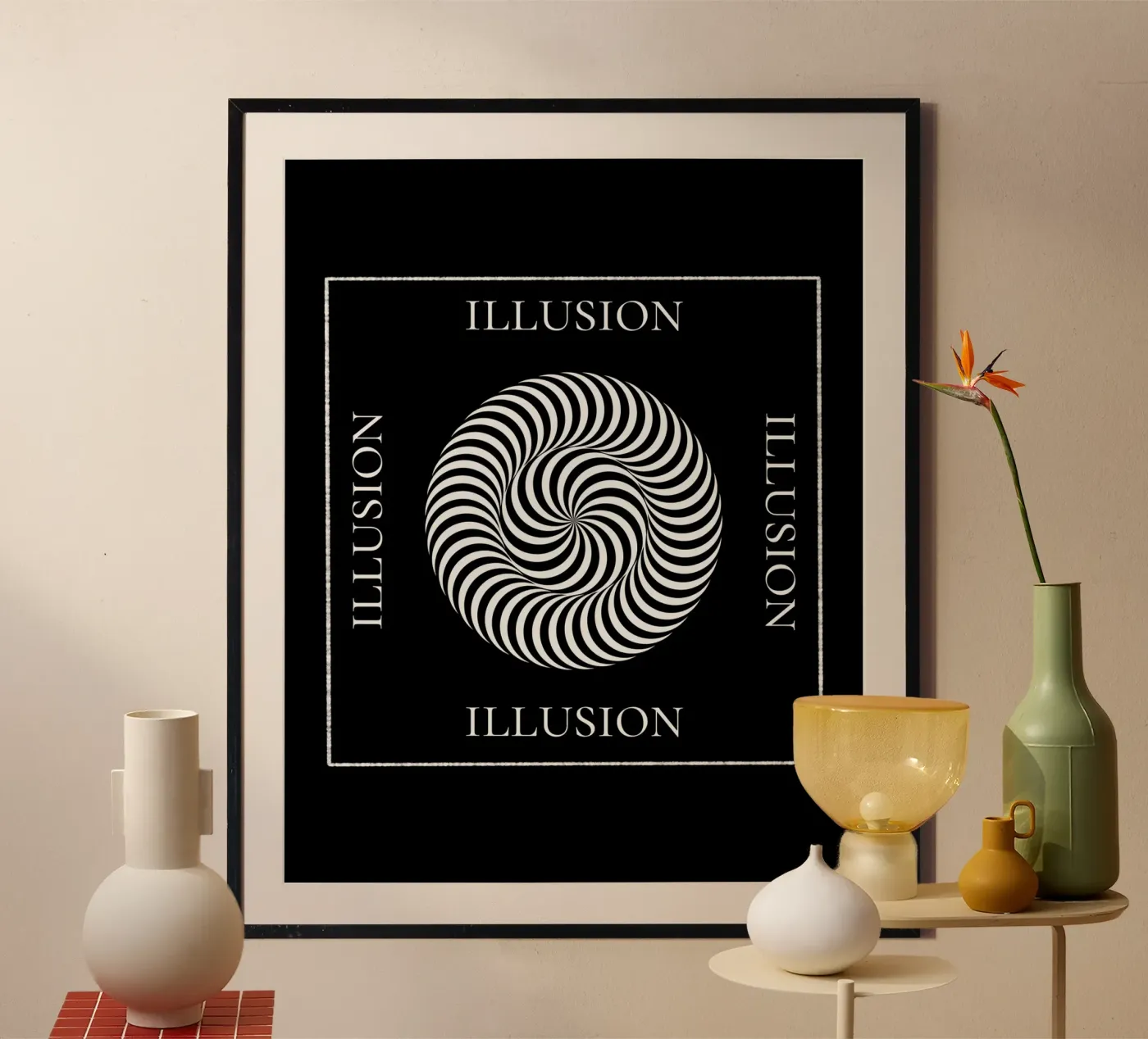 ILLUSION Poster von BAWA