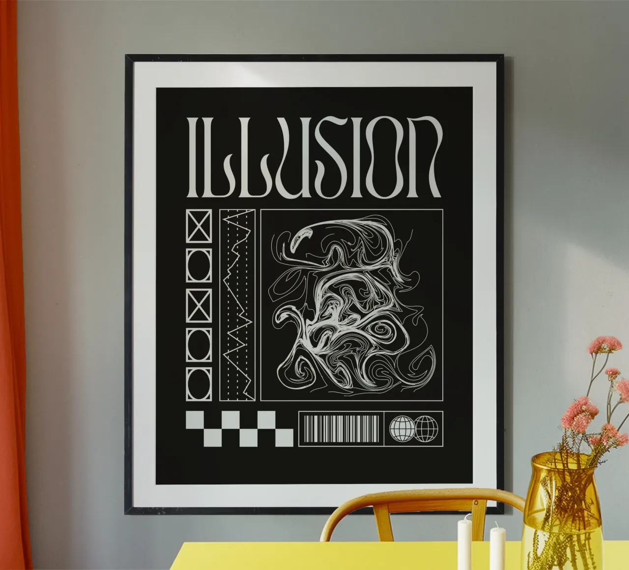 ILLUSION poster da BAWA