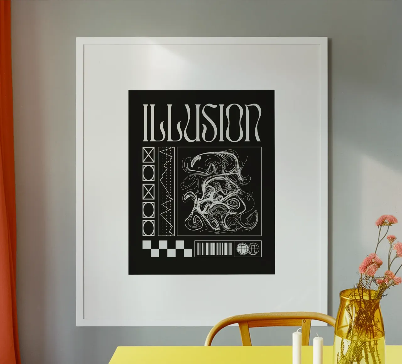 ILLUSION poster da BAWA