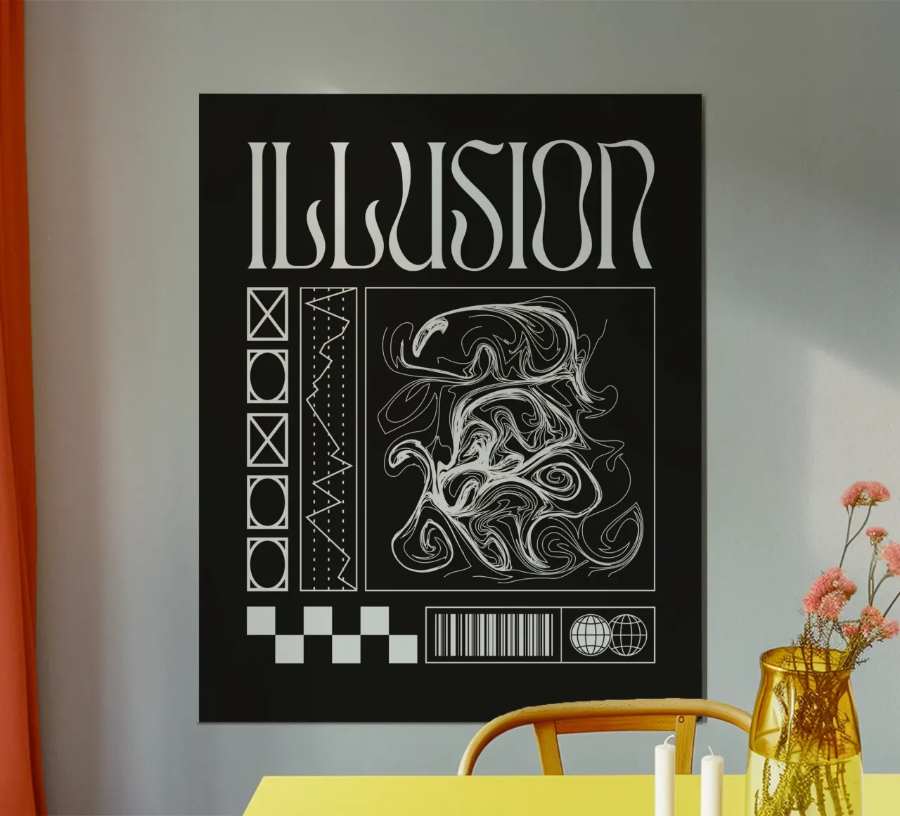 ILLUSION poster da BAWA