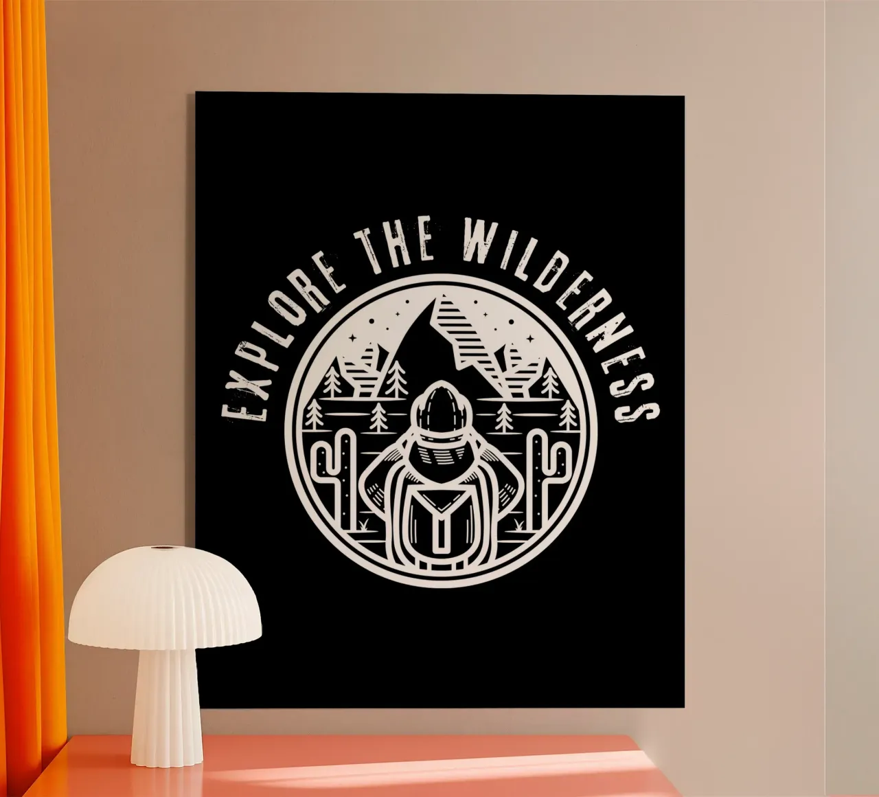 EXPLORE THE WILDERNESS plexiglass da BAWA