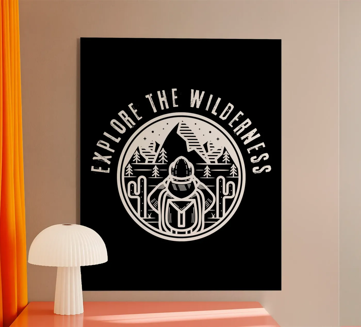 EXPLORE THE WILDERNESS plexiglass da BAWA