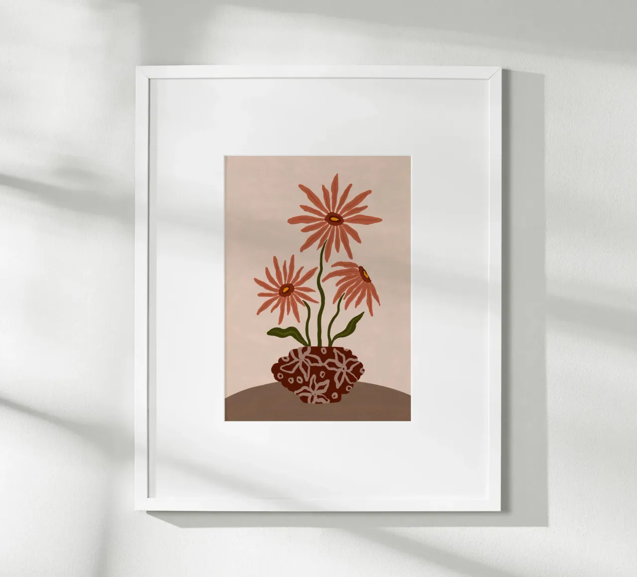 Bloom in Vase carta hahnemühle da Tida vom Weg