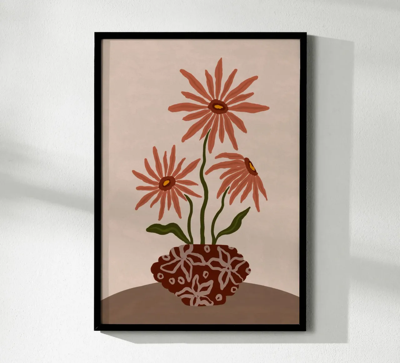 Bloom in Vase carta hahnemühle da Tida vom Weg