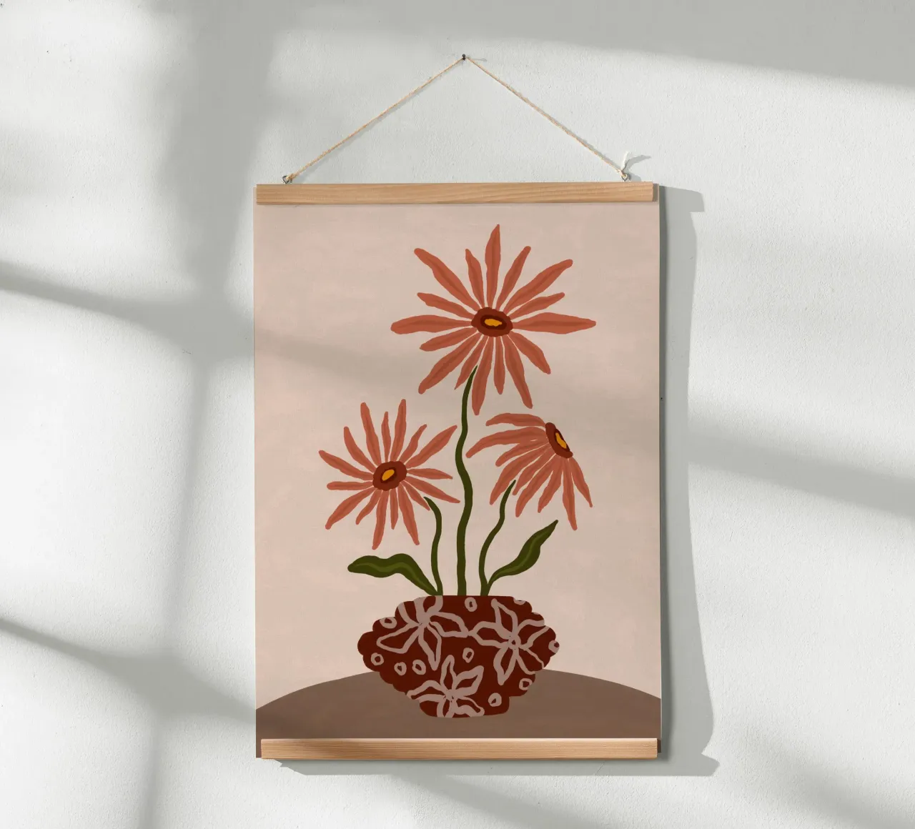 Bloom in Vase carta hahnemühle da Tida vom Weg