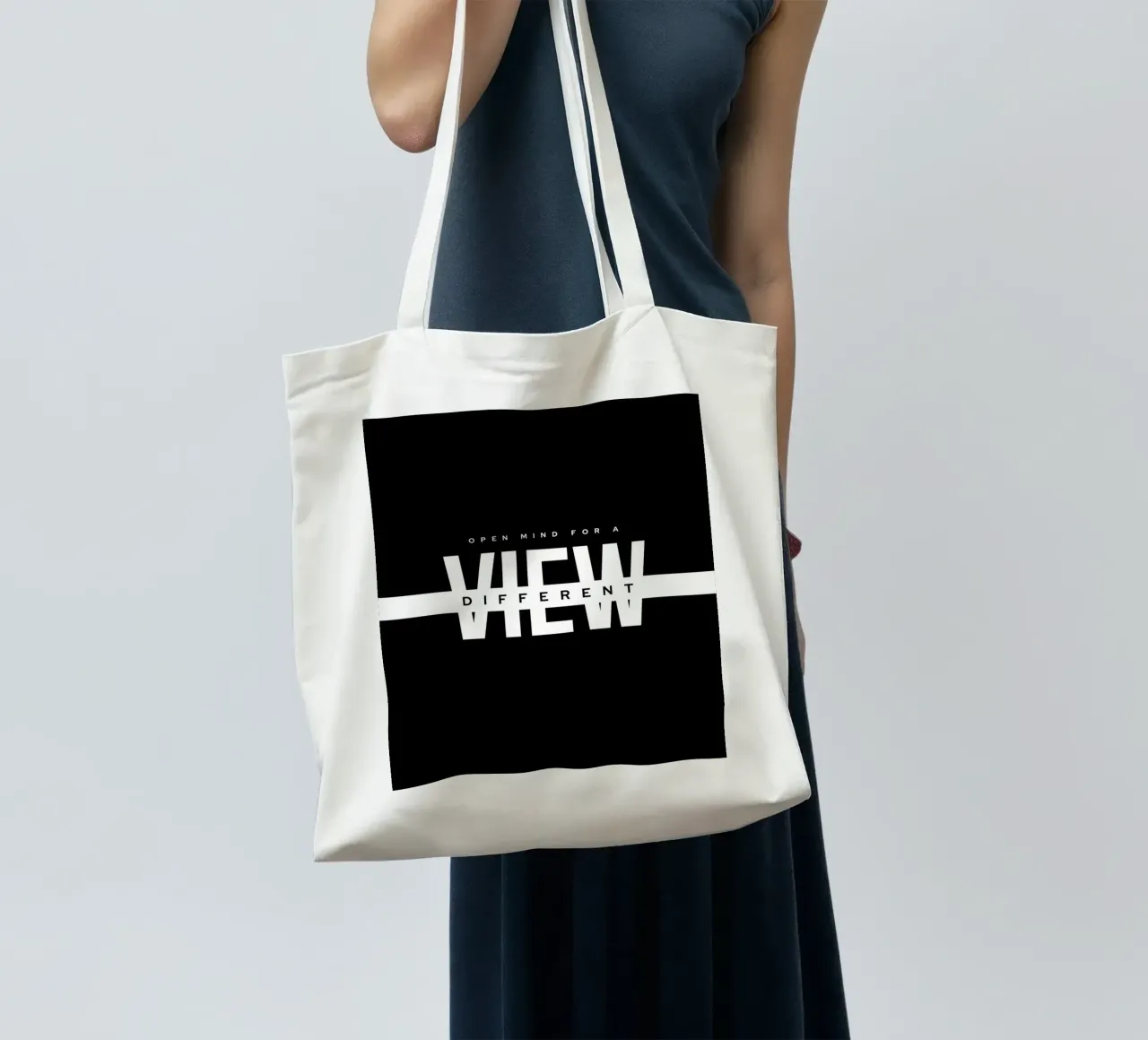 DIFFERENT VIEW borsa in juta da BAWA