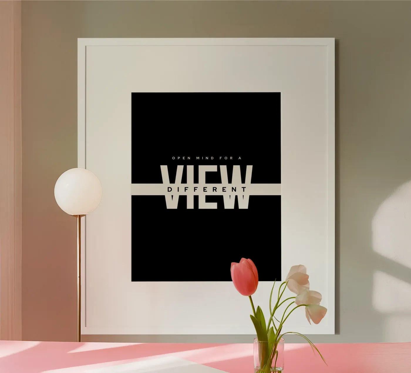 DIFFERENT VIEW Poster von BAWA