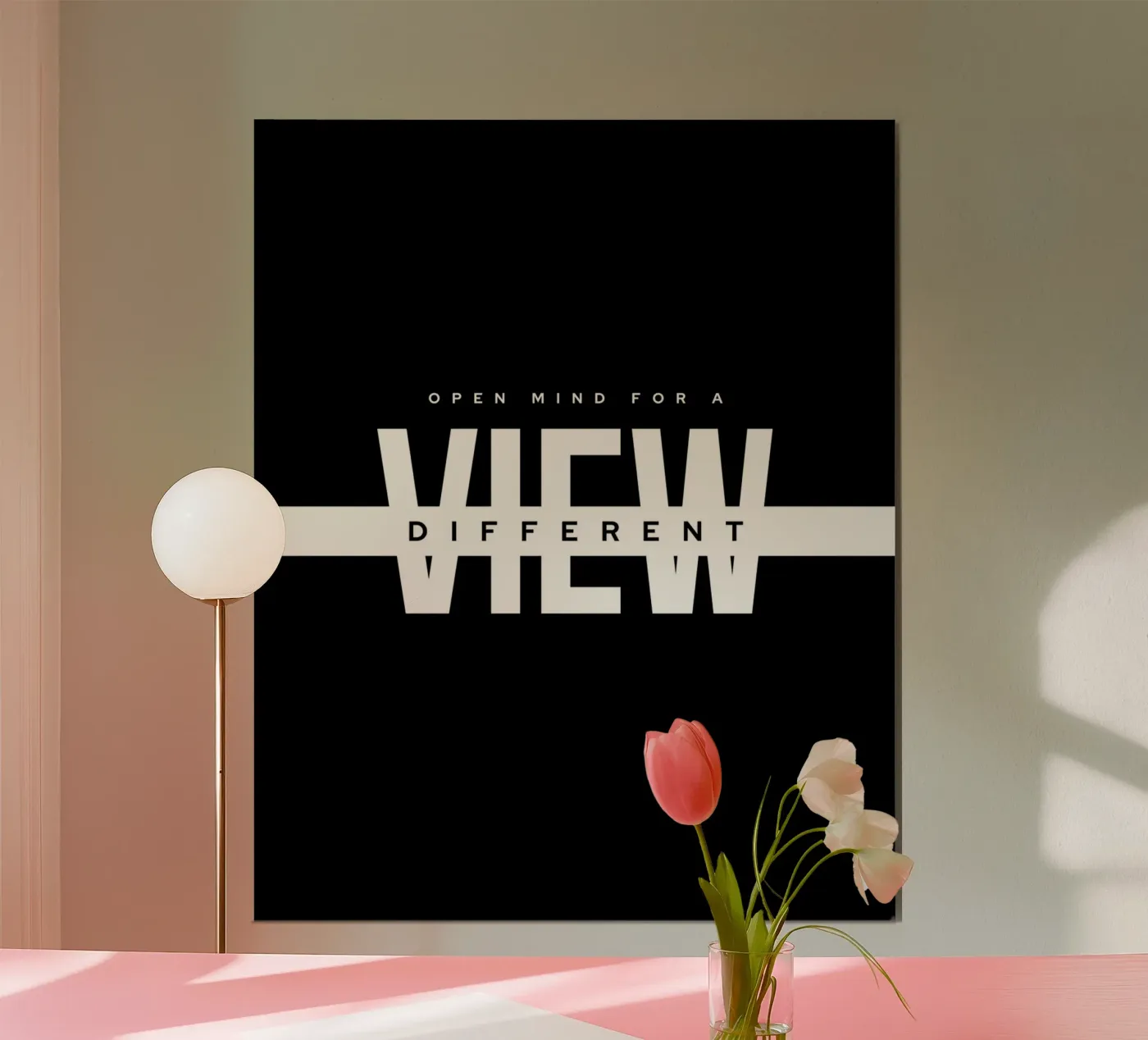 DIFFERENT VIEW Poster von BAWA