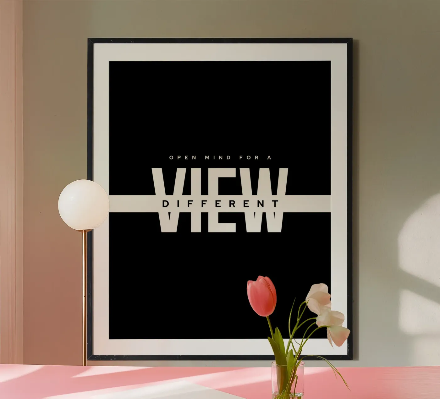 DIFFERENT VIEW Poster von BAWA