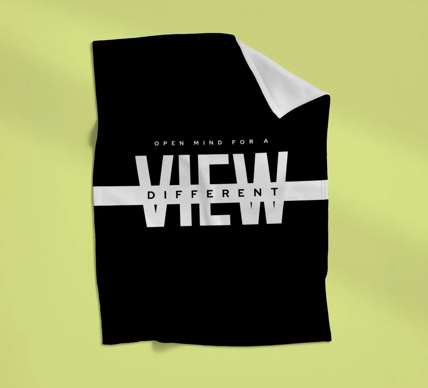 DIFFERENT VIEW fleece blanket by BAWA