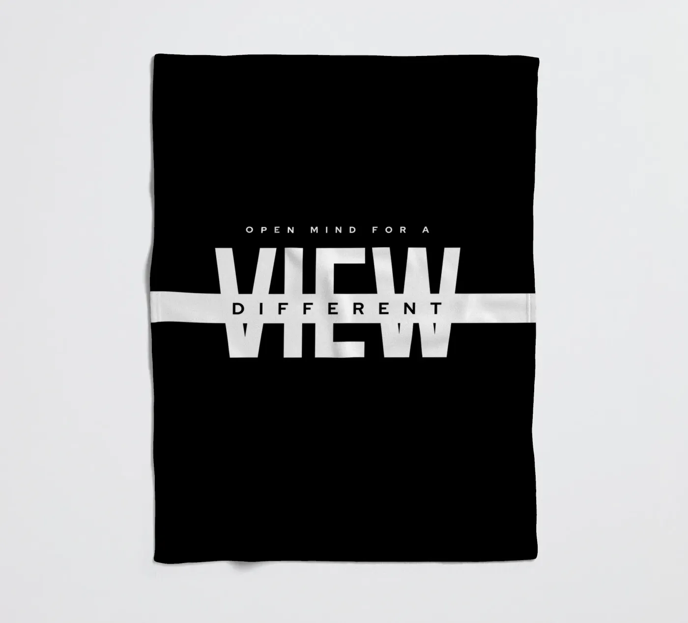 DIFFERENT VIEW fleece blanket by BAWA