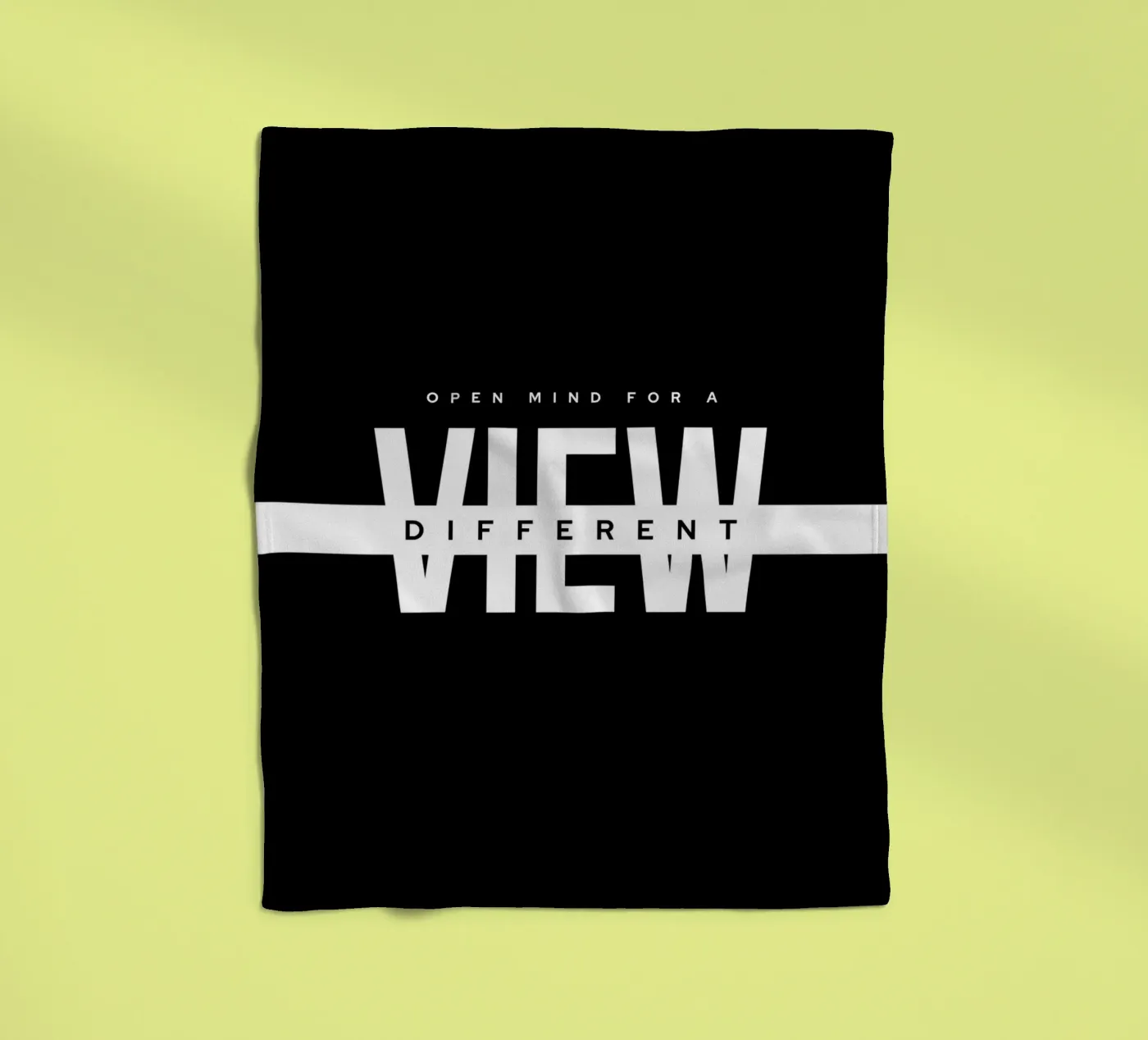 DIFFERENT VIEW fleece blanket by BAWA