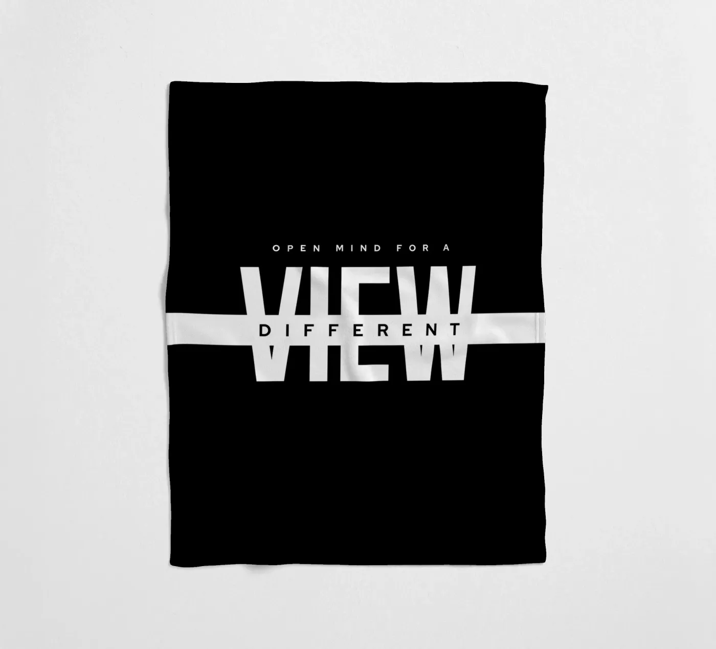 DIFFERENT VIEW fleece blanket by BAWA