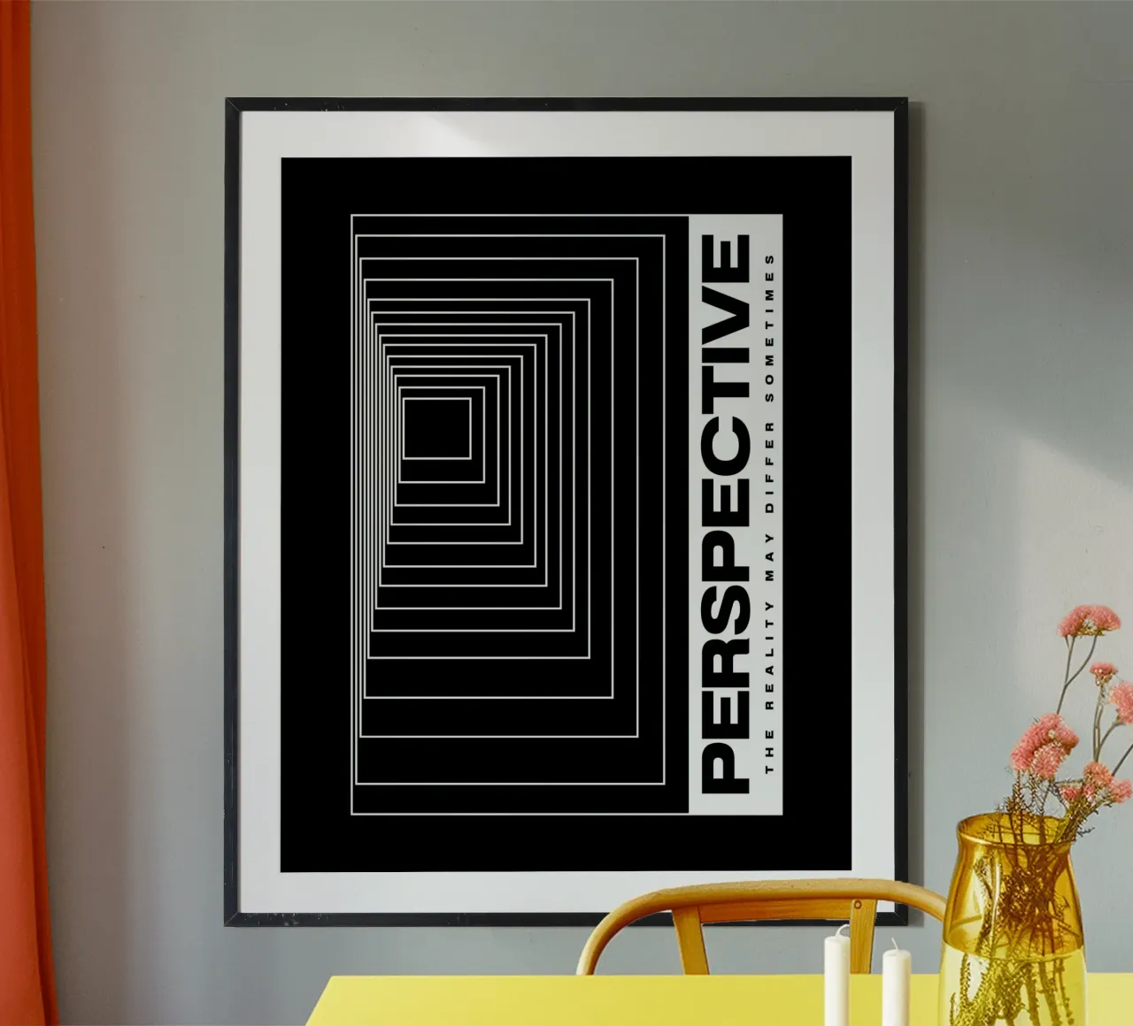 PERSPECTIVE poster by BAWA