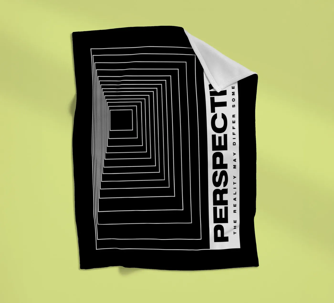 PERSPECTIVE fleece blanket by BAWA