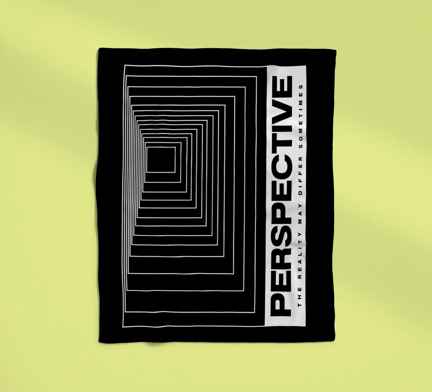 PERSPECTIVE fleece blanket by BAWA