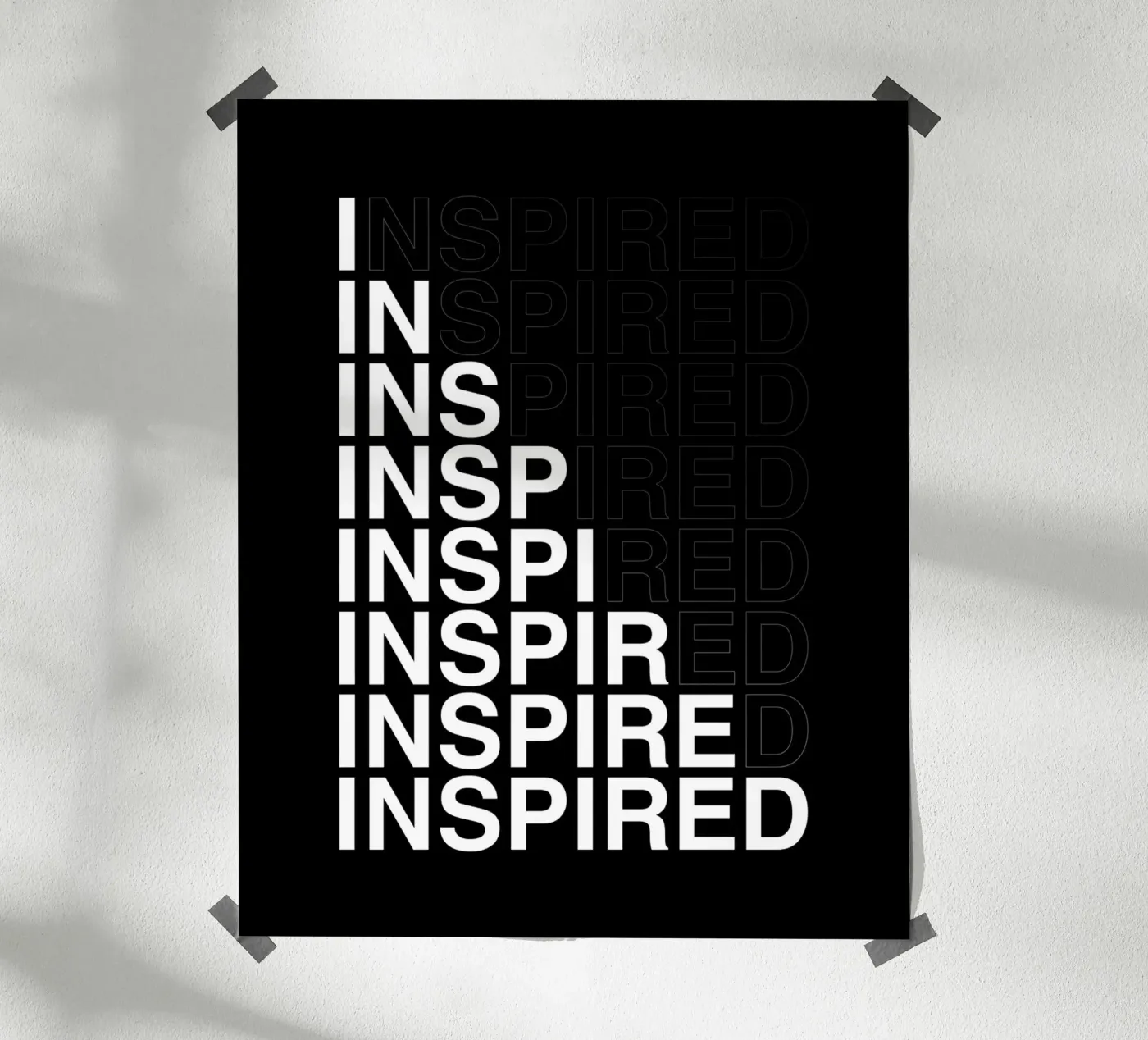 INSPIRED poster by BAWA