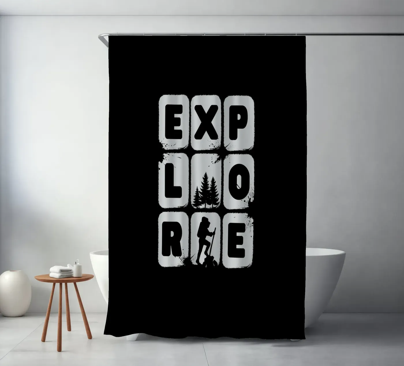 EXPLORE Duschvorhang von BAWA