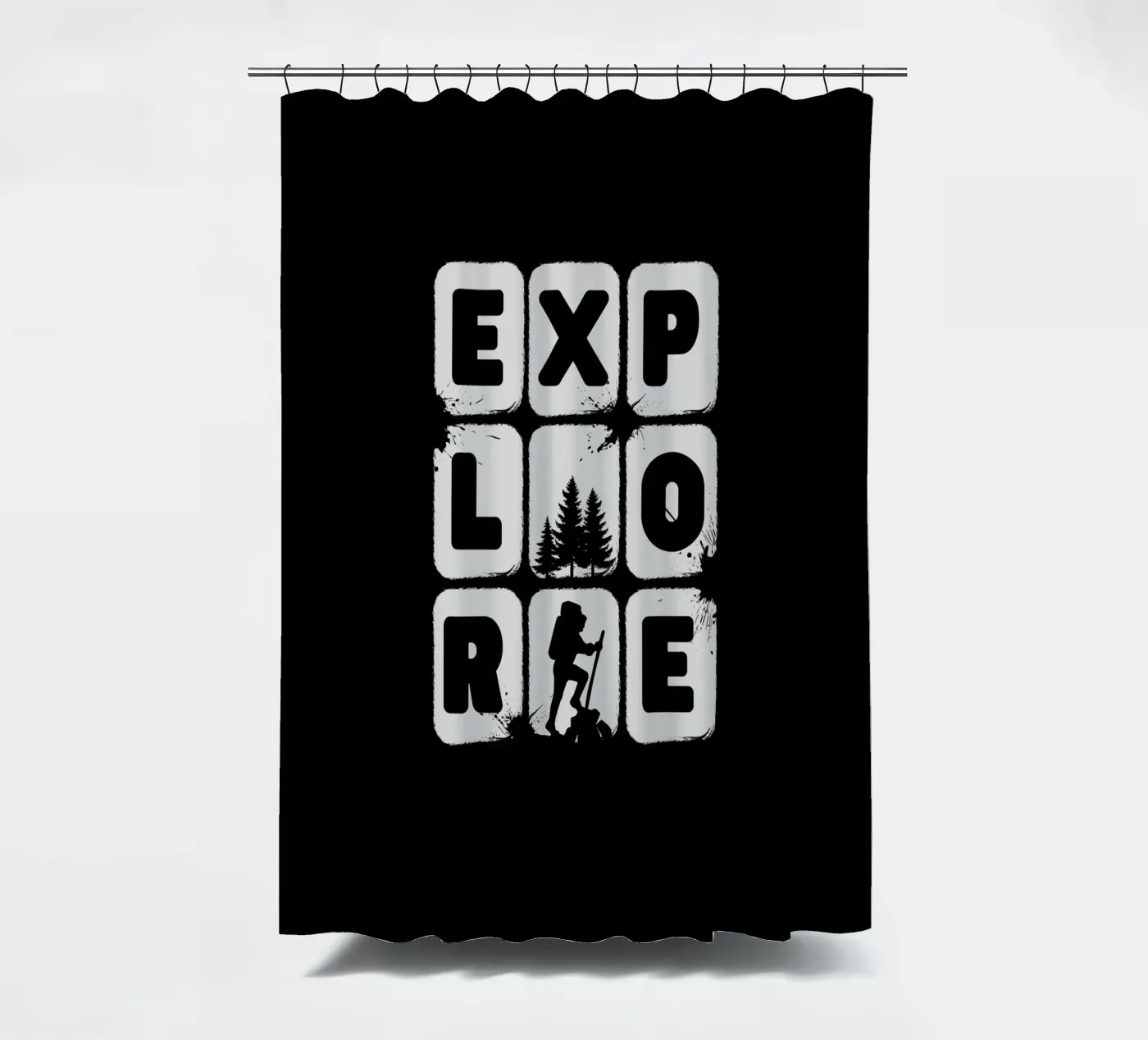 EXPLORE Duschvorhang von BAWA