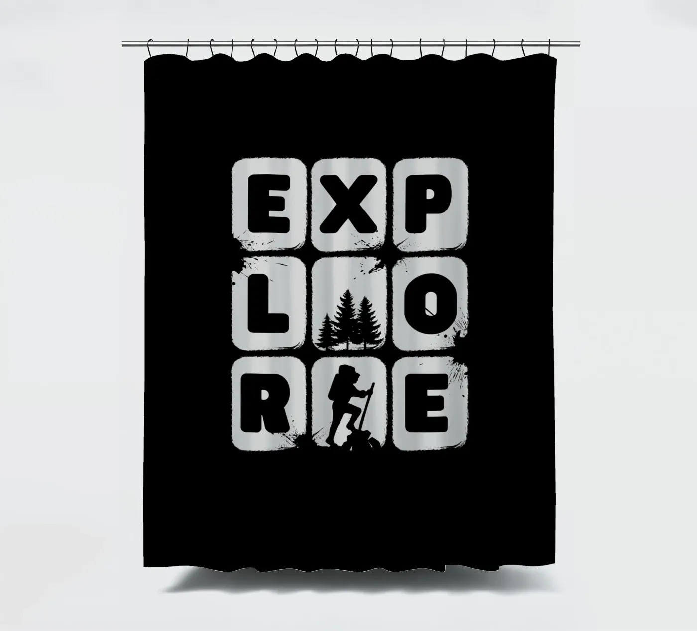 EXPLORE Duschvorhang von BAWA