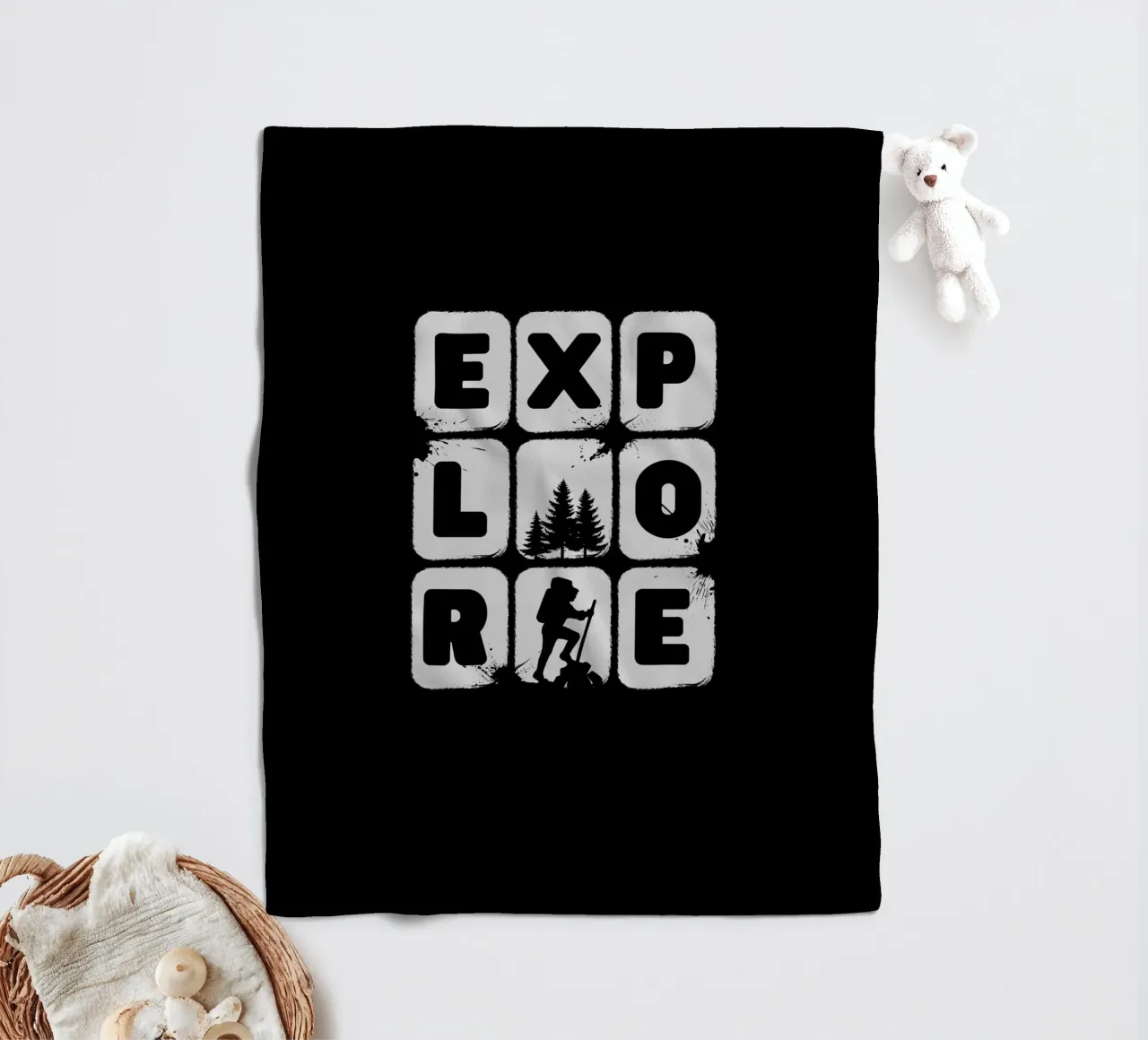 EXPLORE fleecedeken van BAWA