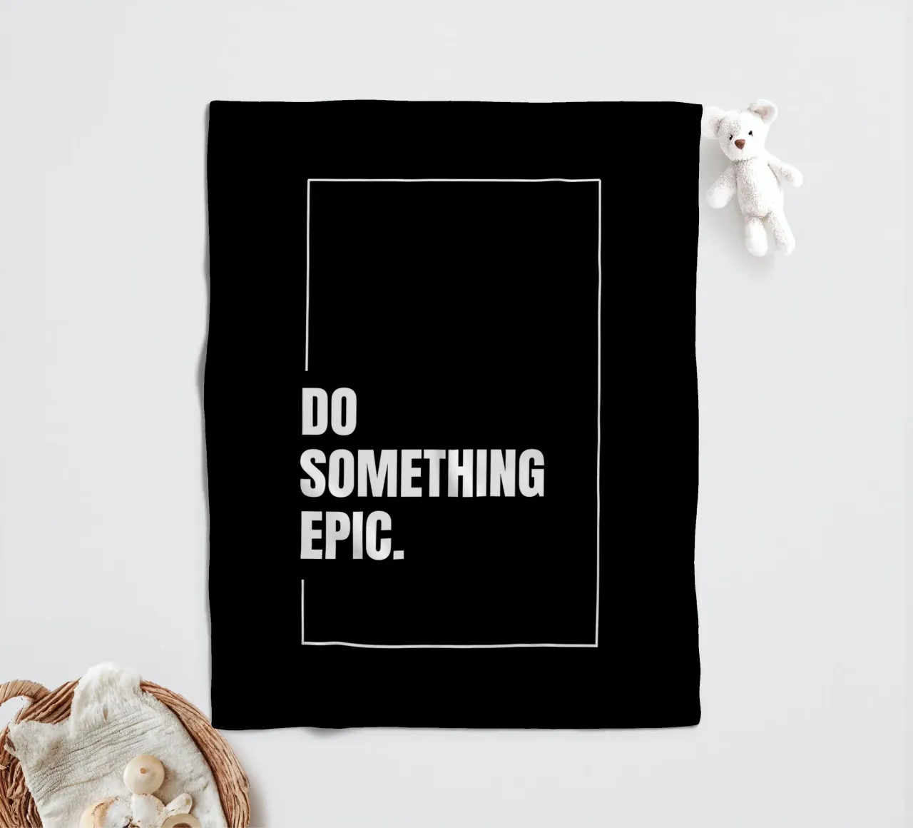 DO SOMETHING EPIC Fleecedecke von BAWA