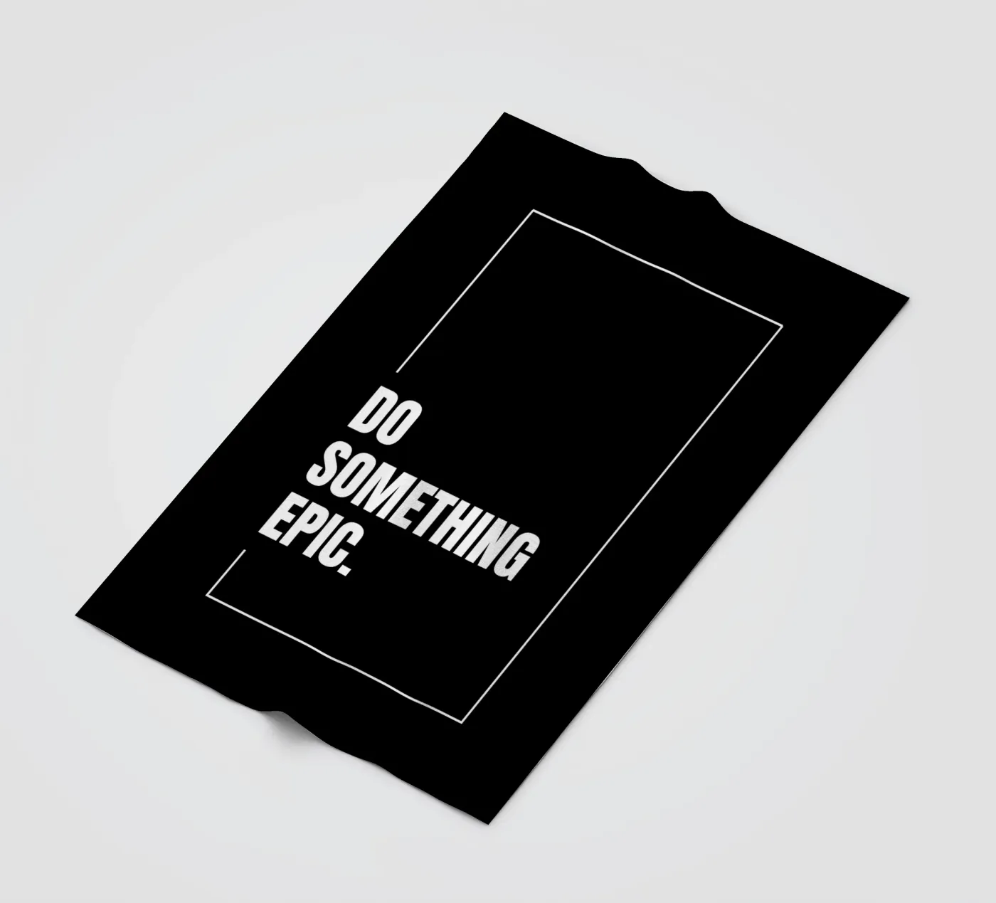 DO SOMETHING EPIC fleecedeken van BAWA