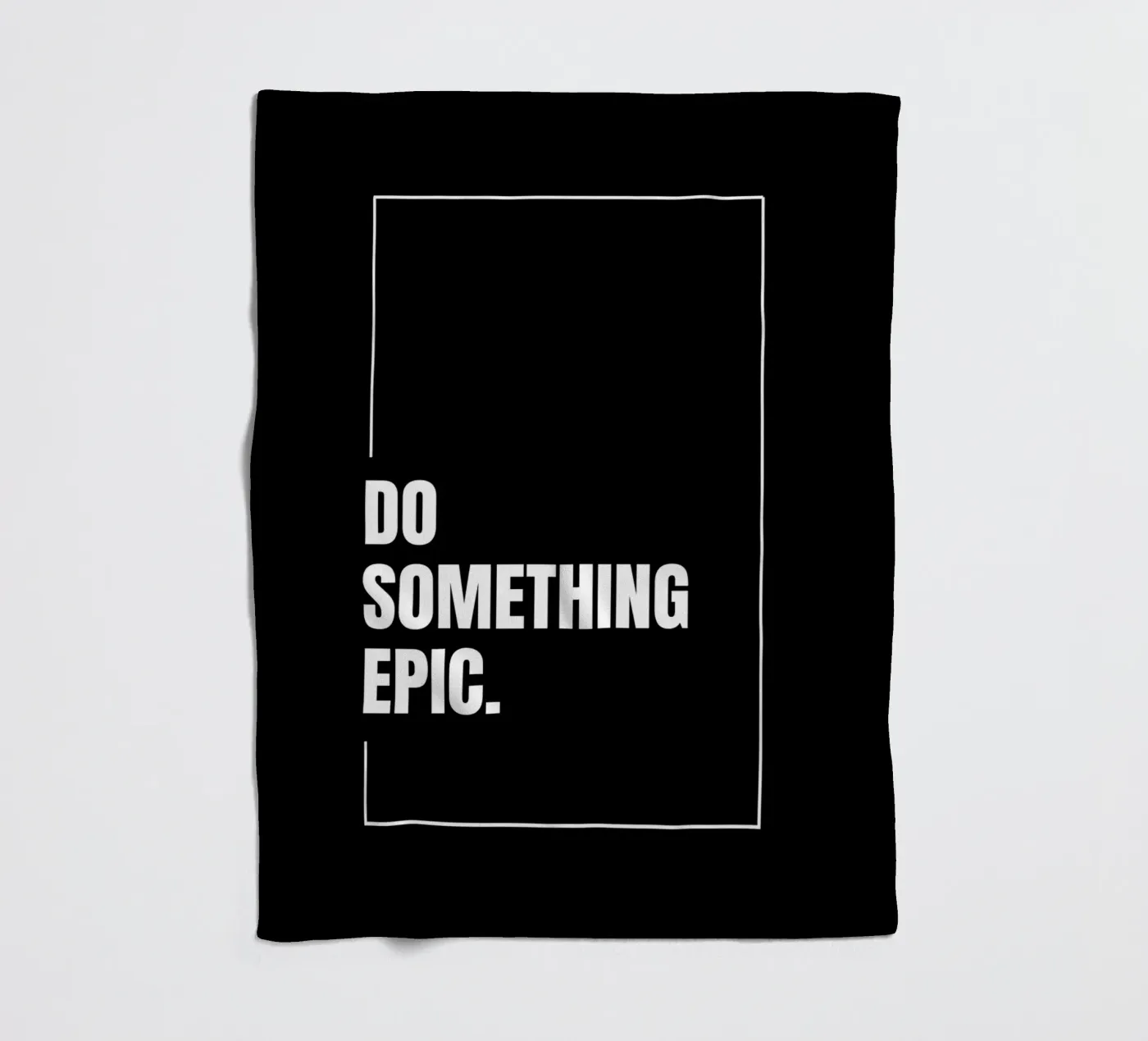 DO SOMETHING EPIC fleecedeken van BAWA