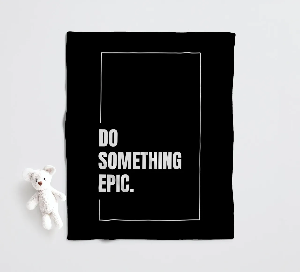 DO SOMETHING EPIC Fleecedecke von BAWA