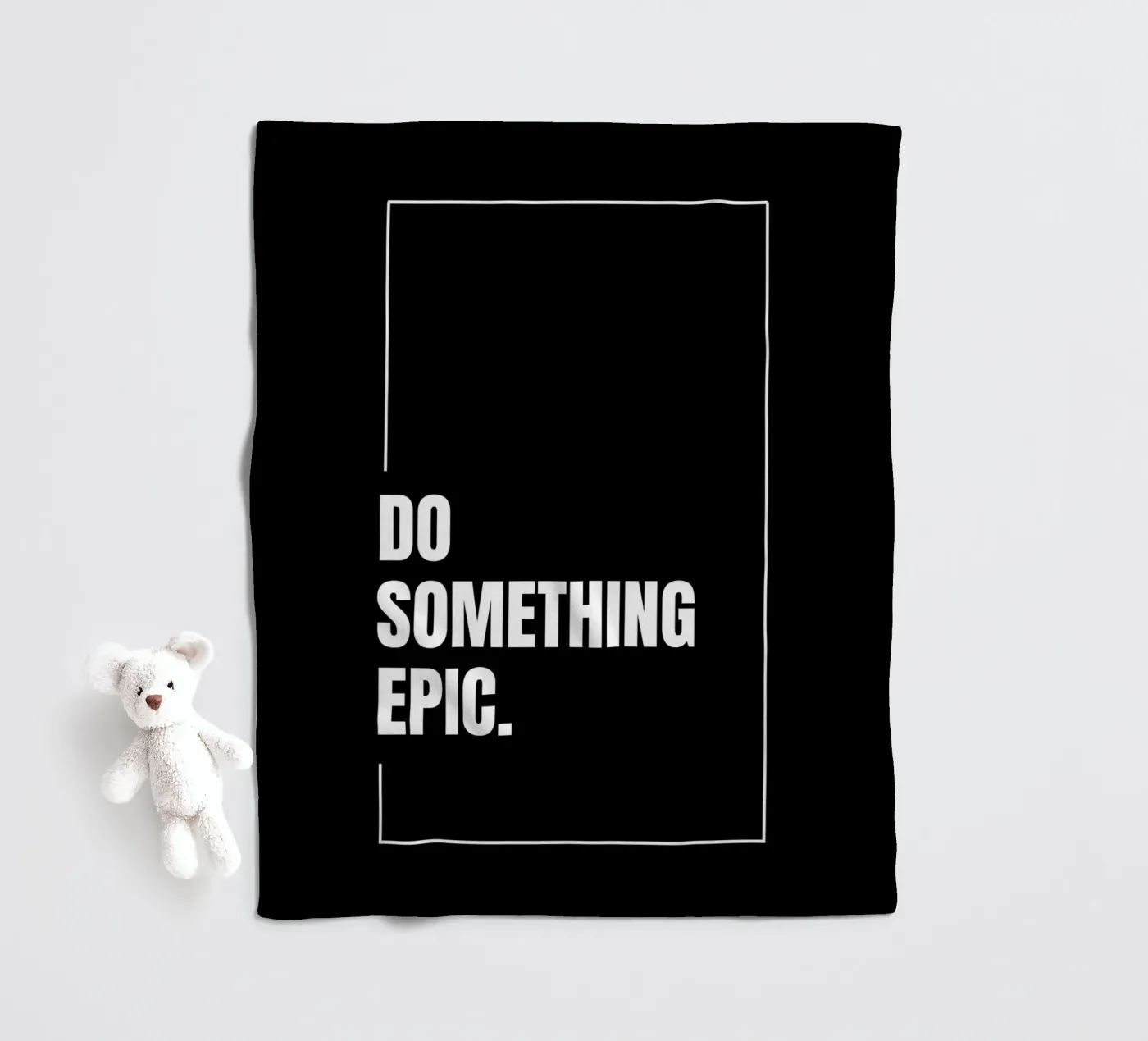 DO SOMETHING EPIC fleecedeken van BAWA