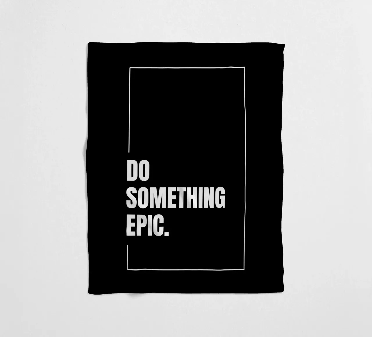 DO SOMETHING EPIC Fleecedecke von BAWA