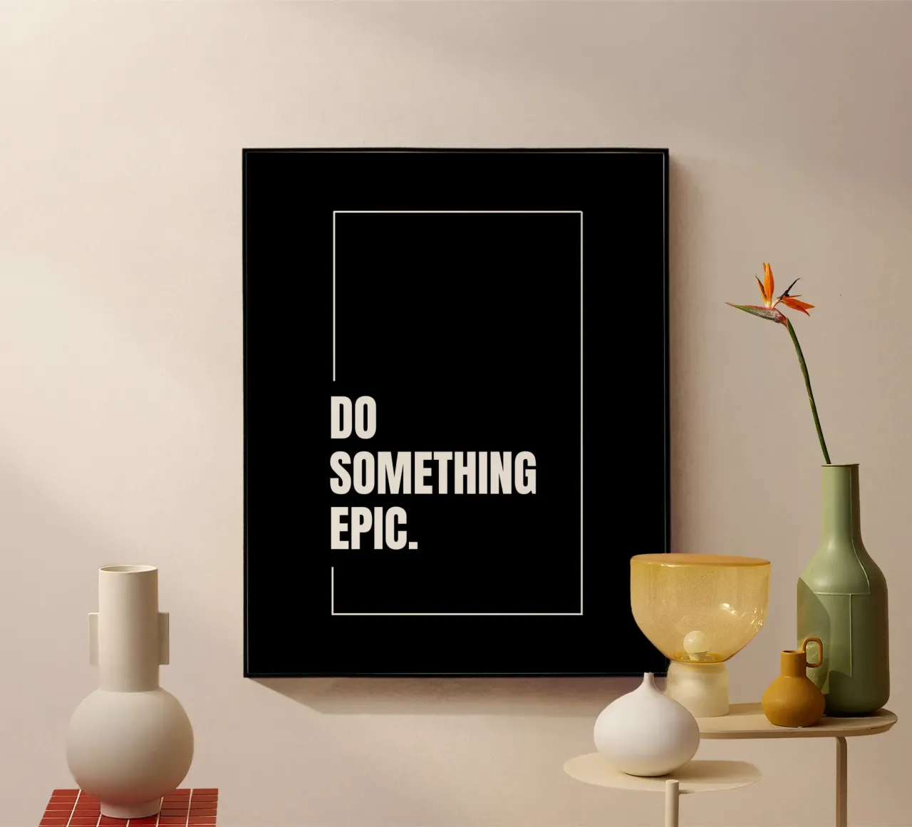 DO SOMETHING EPIC plexiglas de BAWA