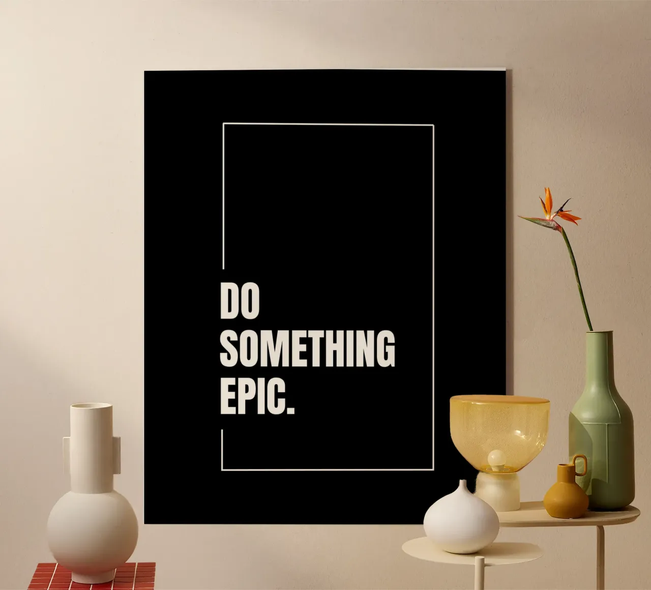 DO SOMETHING EPIC plexiglas de BAWA
