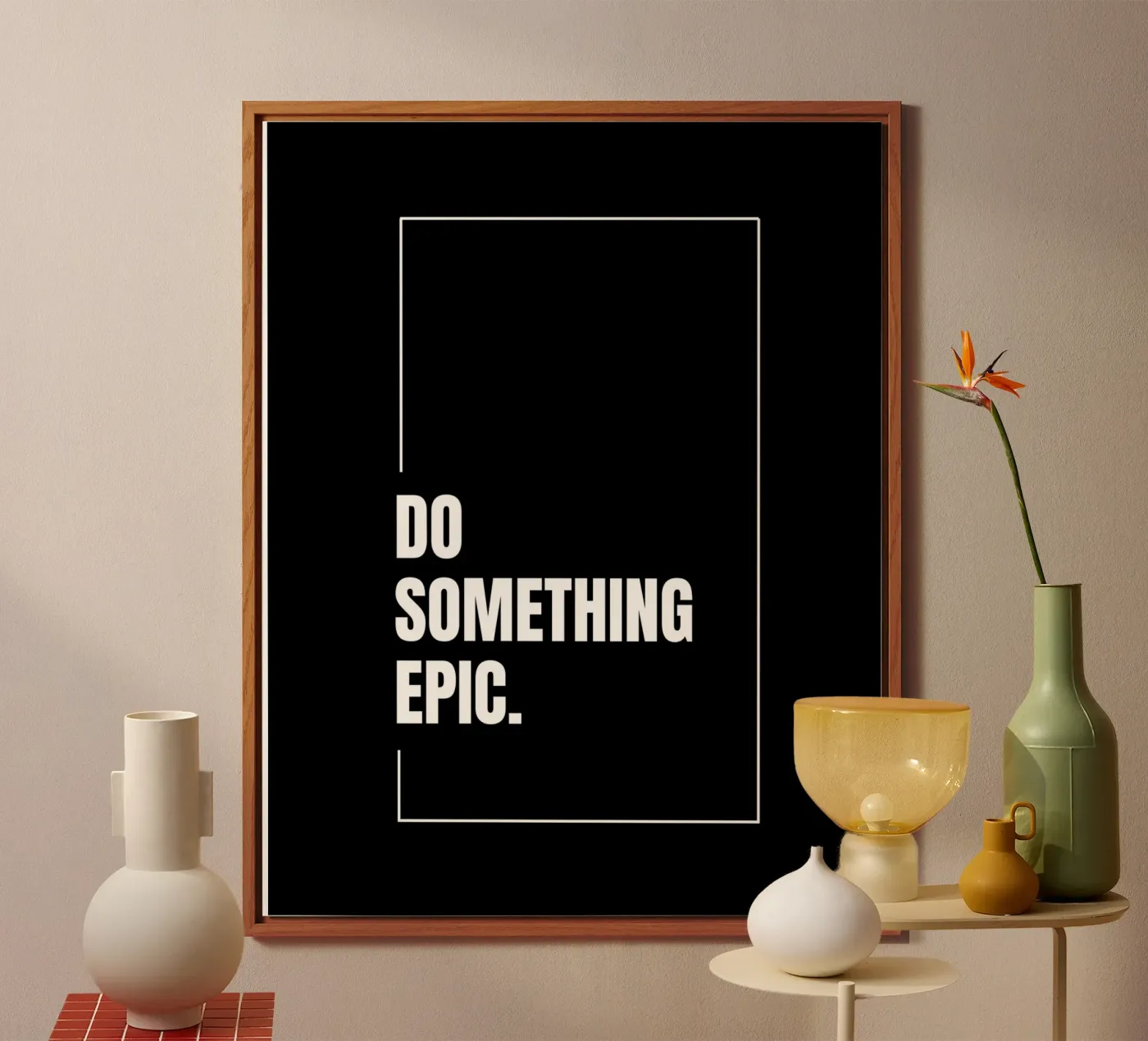 DO SOMETHING EPIC aluminium-dibond van BAWA