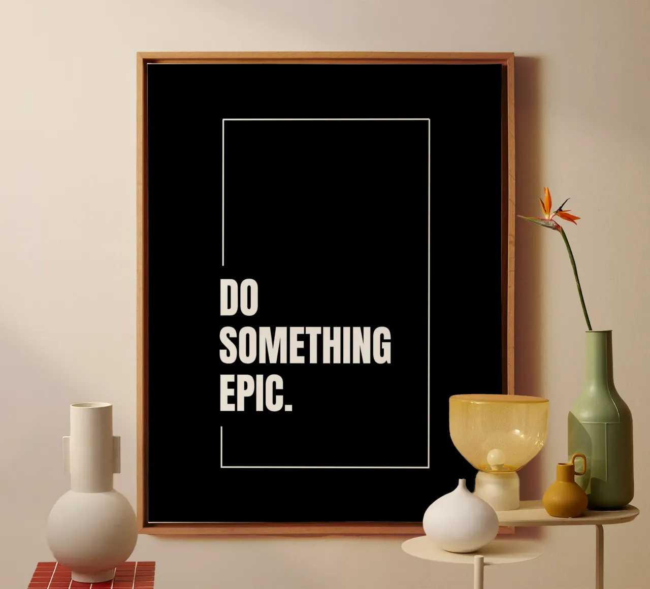 DO SOMETHING EPIC canvas by BAWA