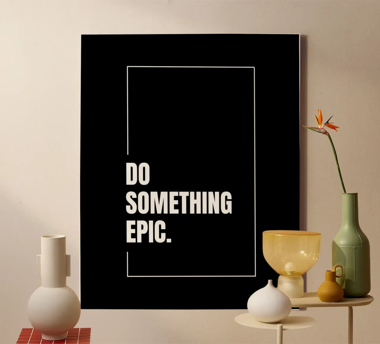 DO SOMETHING EPIC canvas by BAWA