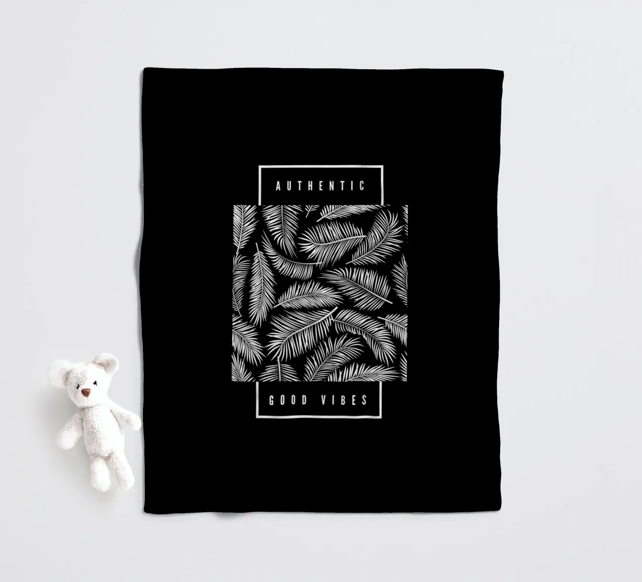 GOOD VIBES coperta in pile da BAWA