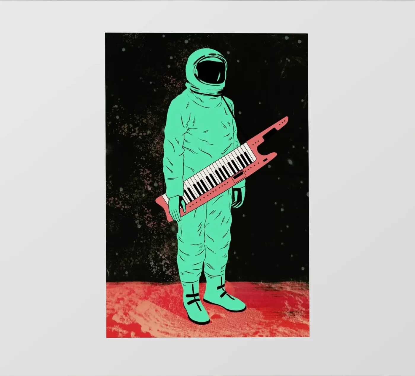 Space Jam backlit folie van Chase Kunz