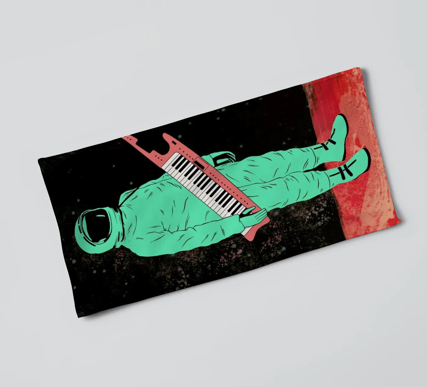 Space Jam towel by Chase Kunz