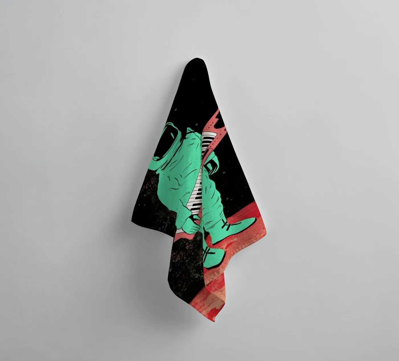 Space Jam towel by Chase Kunz