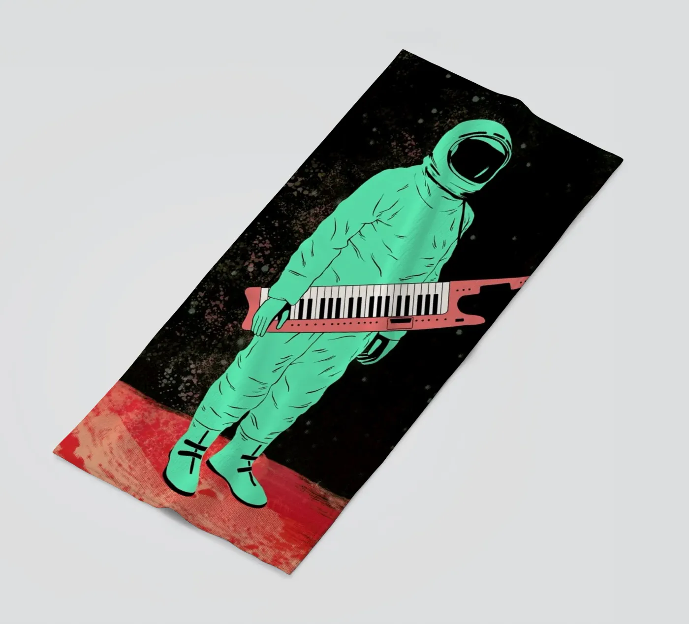 Space Jam beach towel by Chase Kunz