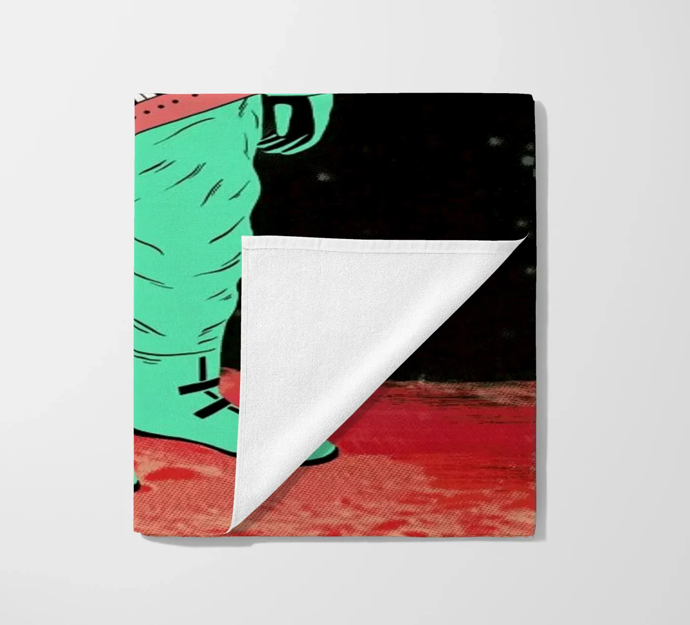 Space Jam beach towel by Chase Kunz