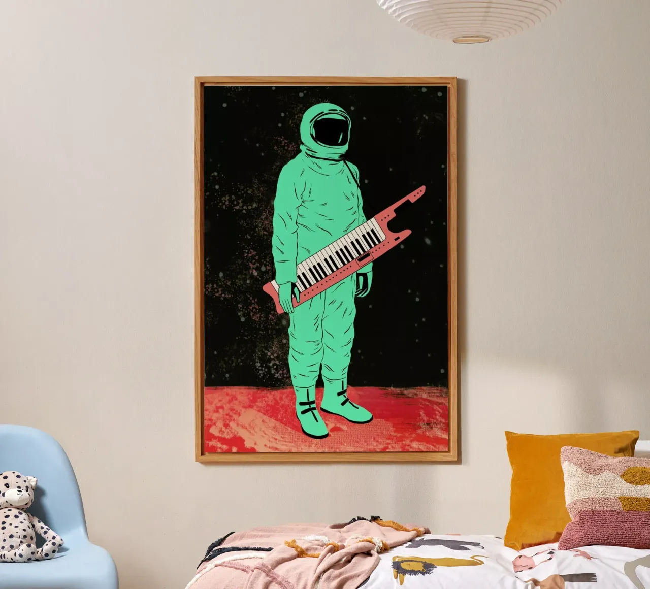 Space Jam alluminio dibond da Chase Kunz