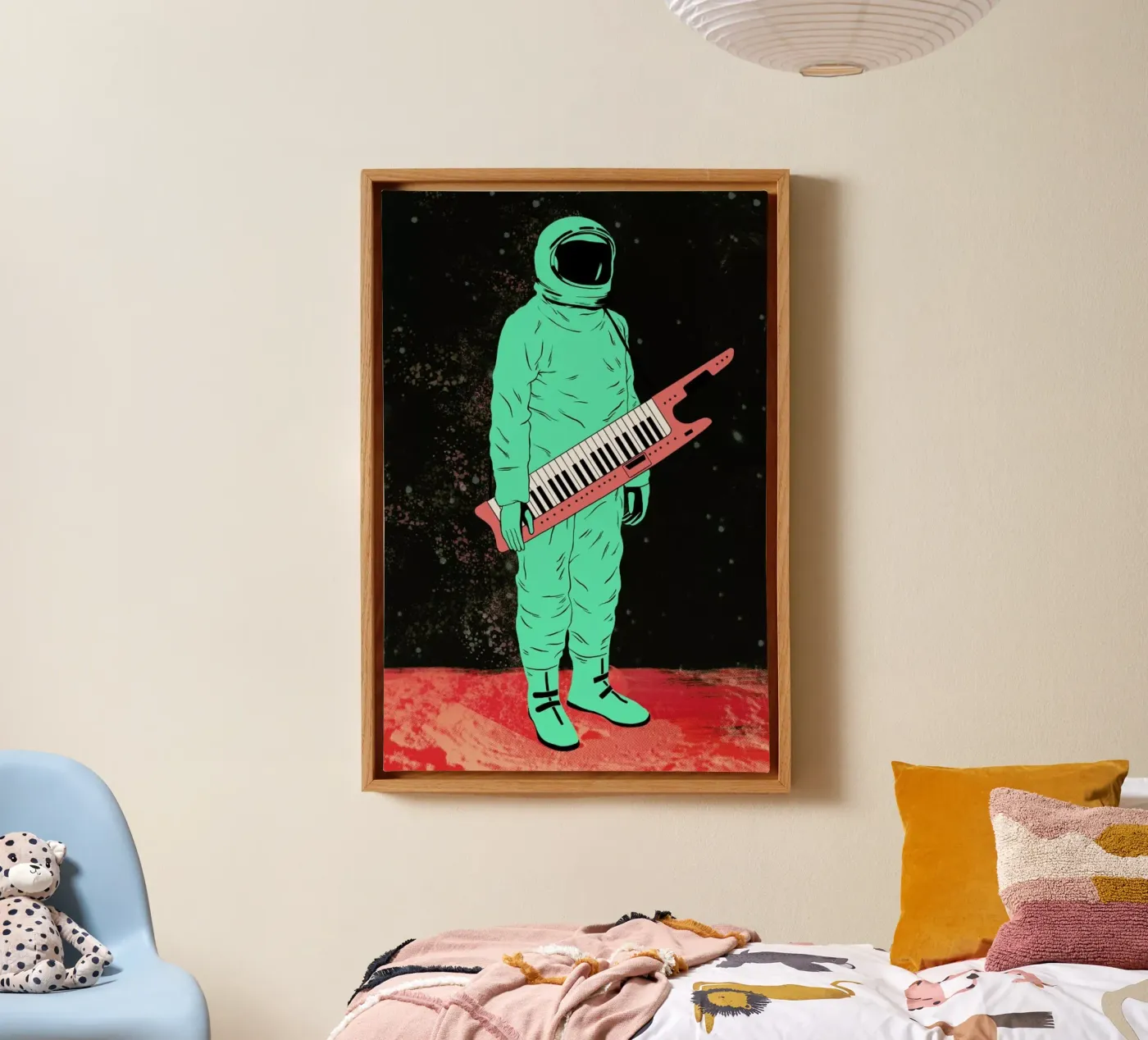 Space Jam canvas by Chase Kunz