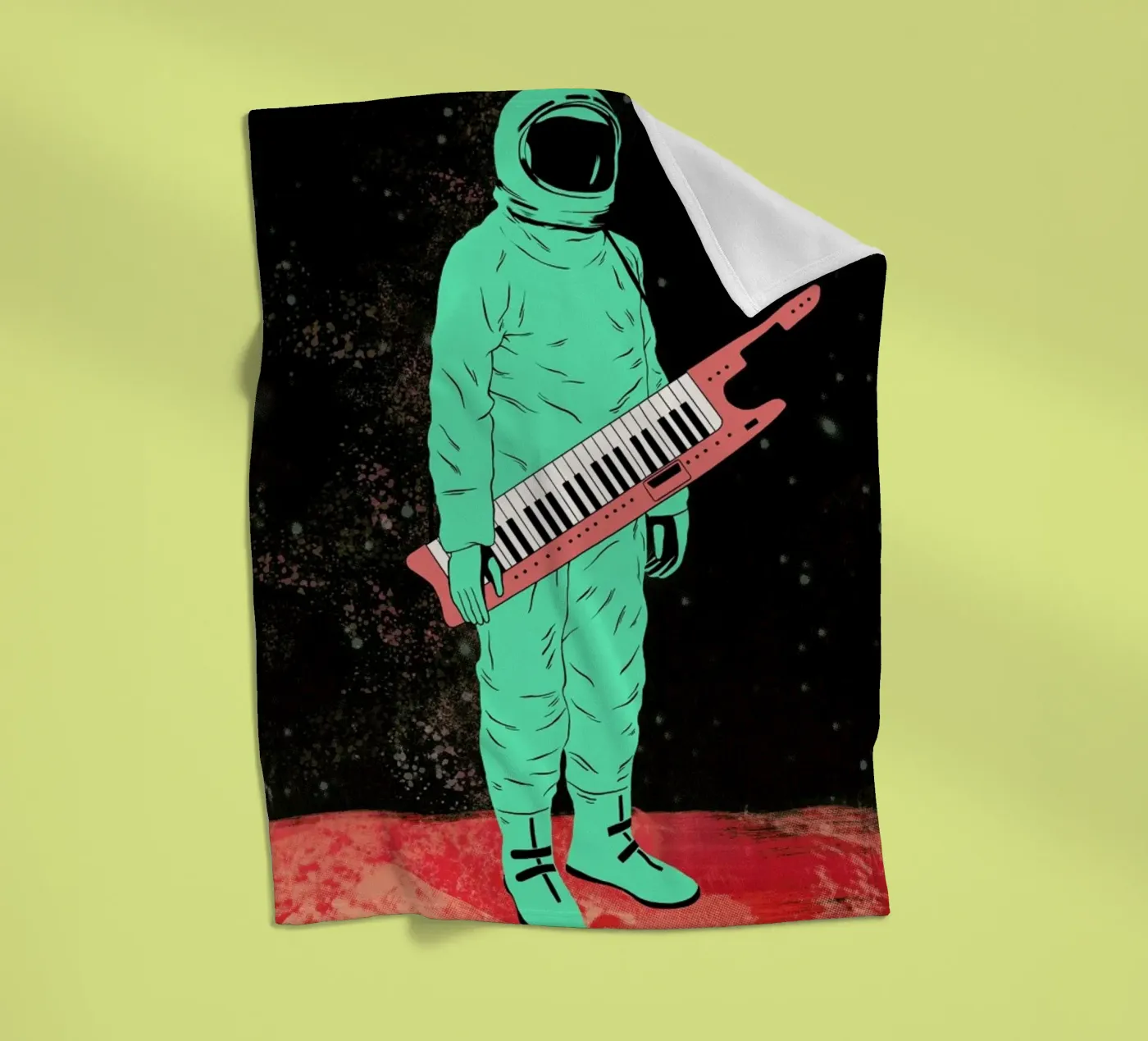 Space Jam fleecedeken van Chase Kunz