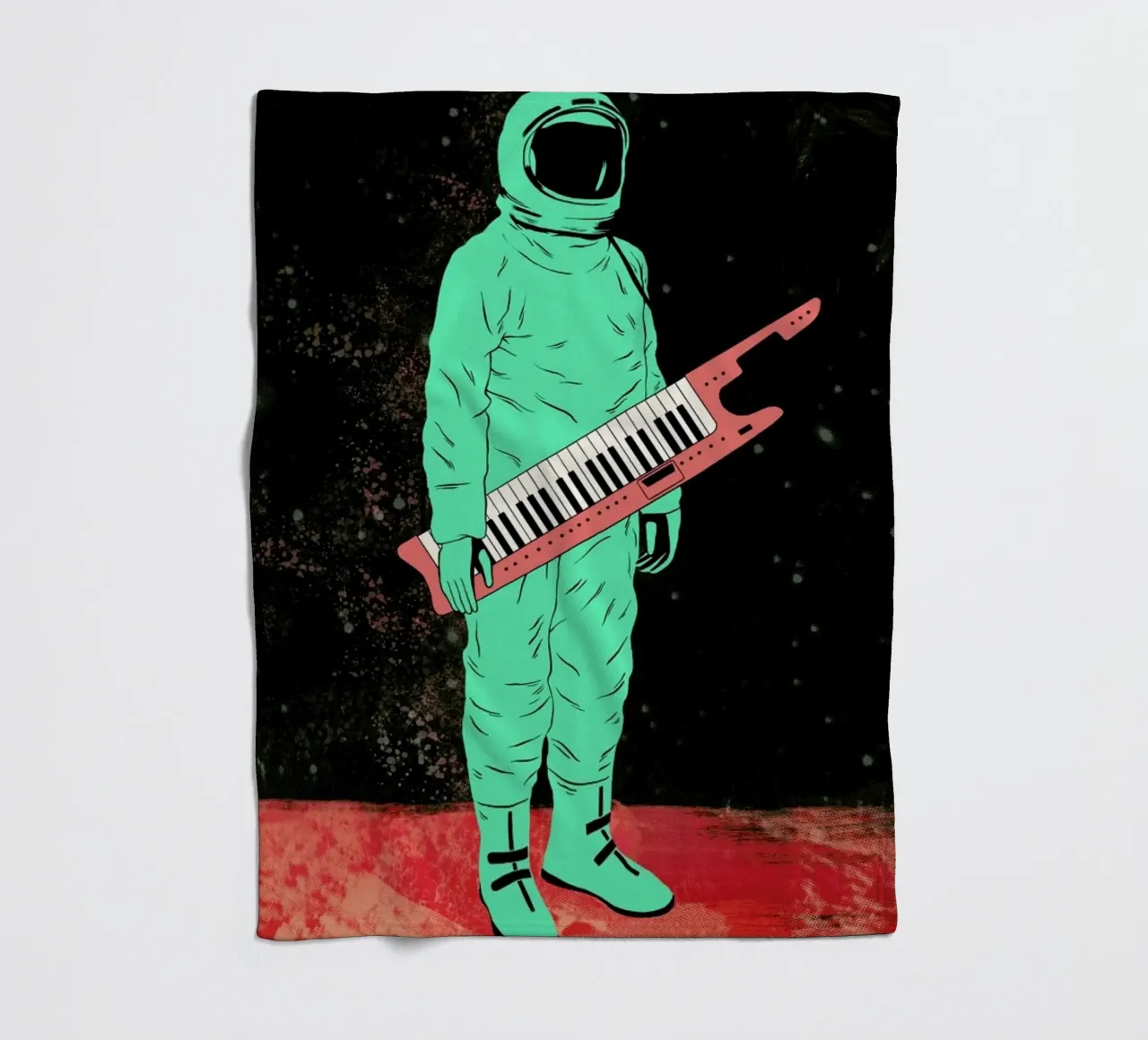 Space Jam fleecedeken van Chase Kunz