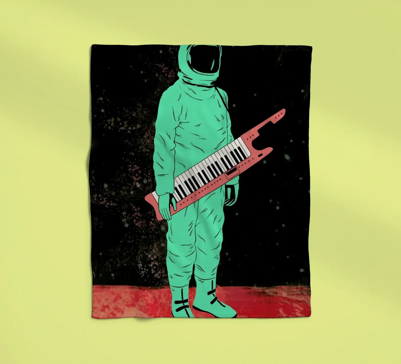 Space Jam fleecedeken van Chase Kunz