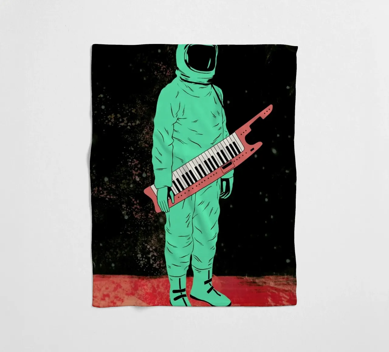 Space Jam fleecedeken van Chase Kunz