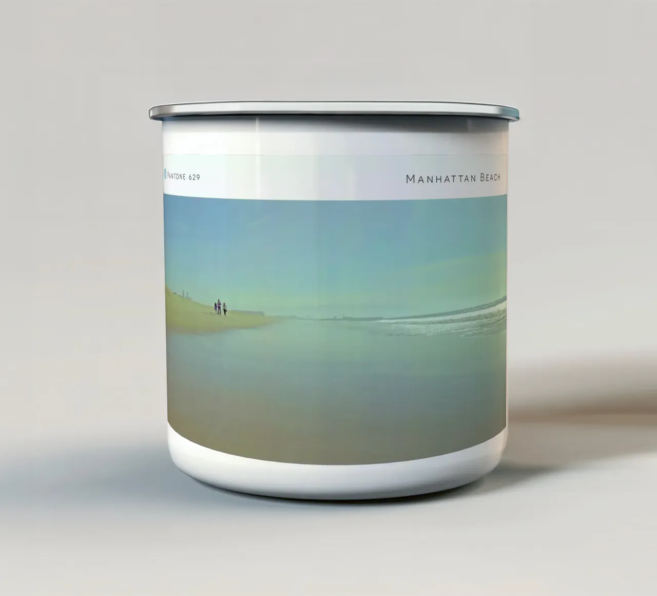 Manhattan Beach Pantone 629 tazza in smalto da In Full Color