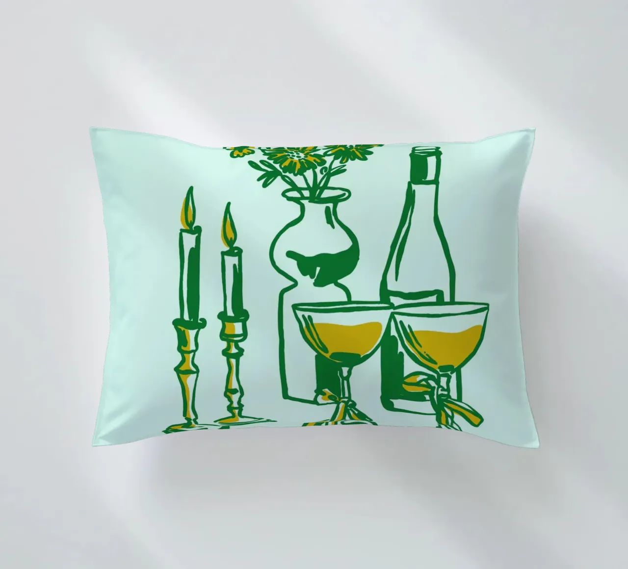 Boho Food 19 Candles cuscino da Boho Print Collection